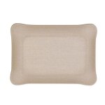 Plateau acrylique 19 x 13 cm secret argent 190272