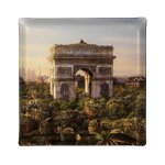 Plateau acrylique 36 x 36 cm chris morin - eitner  arc de triomphe  190367