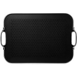 Plateau black / silver picots 'rubber grip' grand modle 51 x 35 cm 149032