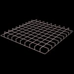 Plateau grille inox pour module d'extension 381046 Plateau grille inox pour module d'extension 381046