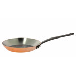 Poele a frire cuivre - inox q. fonte 20cm 129420