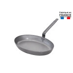 Poele a poissons ovale tole blanche 36 730488