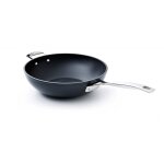 Pole wok 26 cm antiadhrente noire les forges 163097