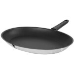 Poele ovale 35 cm mutine 2 fixe exceliss - poignee bakelite noire 725471