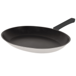 Poele ovale 35 cm mutine fixe exceliss - poignee bakelite grise 725303