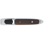 Poignee zenith 03 casteline en inox et bois de noyer 725342