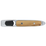 Poignee zenith 03 casteline en inox et bois d'olivier 725343