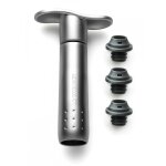 Pompe  vin aluminium bross avec 3 bouchons wa 137 163019