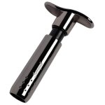 Pompe  vin nickel noir avec 3 bouchons wa 137 163067