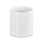 Pot  ustensiles signature en cramique blanc 162911