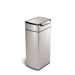 Poubelle simplehuman rectangulaire inox 30 l. easy touch - bar (sac. . . 242083