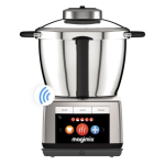Robot cuiseur connect� cook expert chrom� 165478