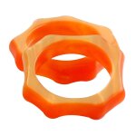 Rond de serviette nacr orange 517018