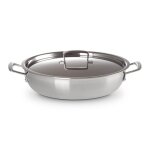 Sauteuse provenale 30 cm inox class. antiadhrent avec couvercle 162276