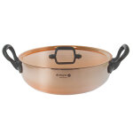Sautoir bombe cuivre prima matera qf acier ø28cm 730044 Sautoir bombe cuivre prima matera qf acier ø28cm 730044