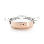 Sautoir cuivre - inox à couvercle ø 20cm - new 730678 Sautoir cuivre - inox à couvercle ø 20cm - new 730678