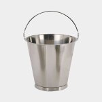 Seau inox gradue 12l a pied 730522