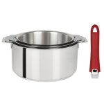 Série de 3 casseroles mutine amovibles 16 à 20 cm + 1 poignée fra. . . 725416 Série de 3 casseroles mutine amovibles 16 à 20 cm + 1 poignée fra. . . 725416