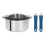 Série de 4 casseroles mutine amovibles 14 à 20 cm + 2 poignées bl. . . 725423 Série de 4 casseroles mutine amovibles 14 à 20 cm + 2 poignées bl. . . 725423