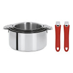 Série de 4 casseroles mutine amovibles 14 à 20 cm + 2 poignées fr. . . 725424 Série de 4 casseroles mutine amovibles 14 à 20 cm + 2 poignées fr. . . 725424