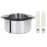 Série de 4 casseroles mutine amovibles 14 à 20 cm + 2 poignées bl. . . 725429 Série de 4 casseroles mutine amovibles 14 à 20 cm + 2 poignées bl. . . 725429