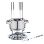 Service  fondue inox avec caquelon, rchaud & fourchettes pour 6. . . 269044