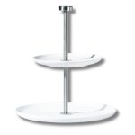 Serviteur à 2 étages d. 21 cm, 26, 5 cm, h. 23, 5 cm 307100 Serviteur à 2 étages d. 21 cm, 26, 5 cm, h. 23, 5 cm 307100