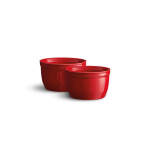 Set de 2 ramequins en cramique n9  9 cm rouge grand cru 281927