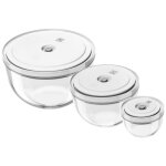 Set de 3 bols sous vide avec couvercle zwilling fresh & save, s / m. . . 142537 Set de 3 bols sous vide avec couvercle zwilling fresh & save, s / m. . . 142537