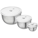 Set de 3 bols sous vide avec couvercle zwilling fresh & save, s / m. . . 142539