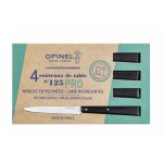 Set de 4 couteaux de table lame microdente noir manche p. o. m. 276079
