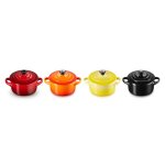 Set 4 mini - cocottes 10 cm feu 162339 Set 4 mini - cocottes 10 cm feu 162339