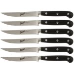 Set 6 couteaux a steak adhoc 12 cm - lame lisse 756062