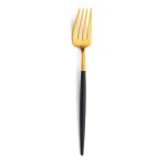 Set de 6 fourchettes  poisson goa en acier inoxydable bross gol. . . 364076