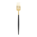 Set de 6 fourchettes de table goa en acier inoxydable bross� gold. . . 364070