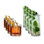 Set de 8 verres - 4 rocks glass & 4 highball glass 116059 Set de 8 verres - 4 rocks glass & 4 highball glass 116059