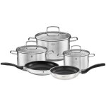 Set de base basic line 5 pi�ces ustensiles de cuisson, acier inox. . . 361568