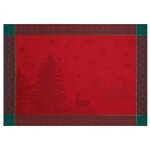 Set de table houx sommets enneig�s 50x36 cm 327275