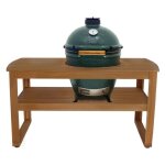 Table en bois d'eucalyptus pour le big green egg xlarge 339174