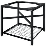 Table modulaire noire pour big green egg large avec plateau - grill. . . 381065