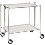 Table roulante pliante, desserte de cuisine 2 tages montants chr. . . 190482
