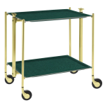 Table roulante pliante, desserte de cuisine 2 tages montants dor. . . 190479