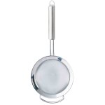 Passoire tamis fin cercl inox brillant avec manche 16 cm 126540
