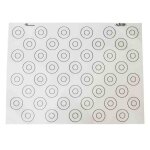 Tapis de cuisson antiadhésif spécial macarons 44 places, silicone. . . 130417 Tapis de cuisson antiadhésif spécial macarons 44 places, silicone. . . 130417