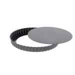 Moule � tarte cannel�e droite d�montable en acier antiadh�sif � 3. . . 129290