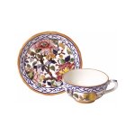 Tasse & soucoupe d�jeuner pivoines 753163