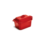 Terrine en cramique 0. 6 litre avec presse 19 x 12 cm rouge grand. . . 281360