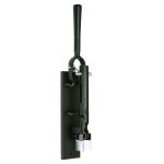 Tire - bouchon mural noir avec support en bois 389012