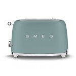 Toaster 2 tranches 2 fentes vintage annes 50 vert emeraude mat 383214