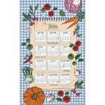 Torchon calendrier au menu 2026 110199